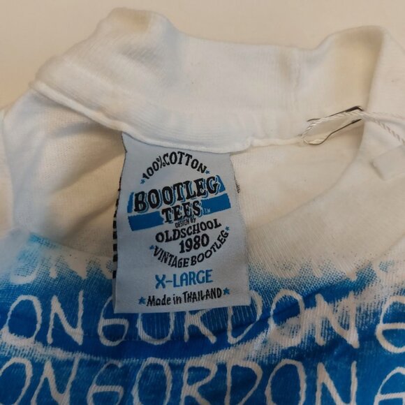 Nascar Gordon X Peanuts Snoopy Mens XL Bootleg Tees Oldschool 1980 Double Sided - Picture 5 of 8